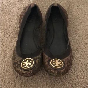 Tory Burch leopard flats